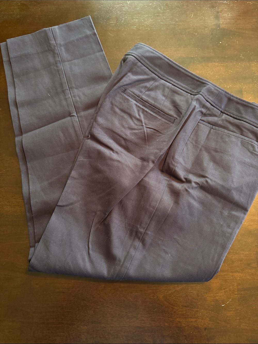Talbots Navy Blue Women's  Cropped Trousers